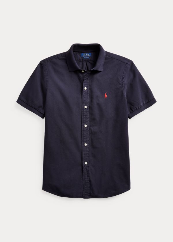 Men's Polo Ralph Lauren Classic Fit Polo Collar Oxford Shirt | 982045LTU